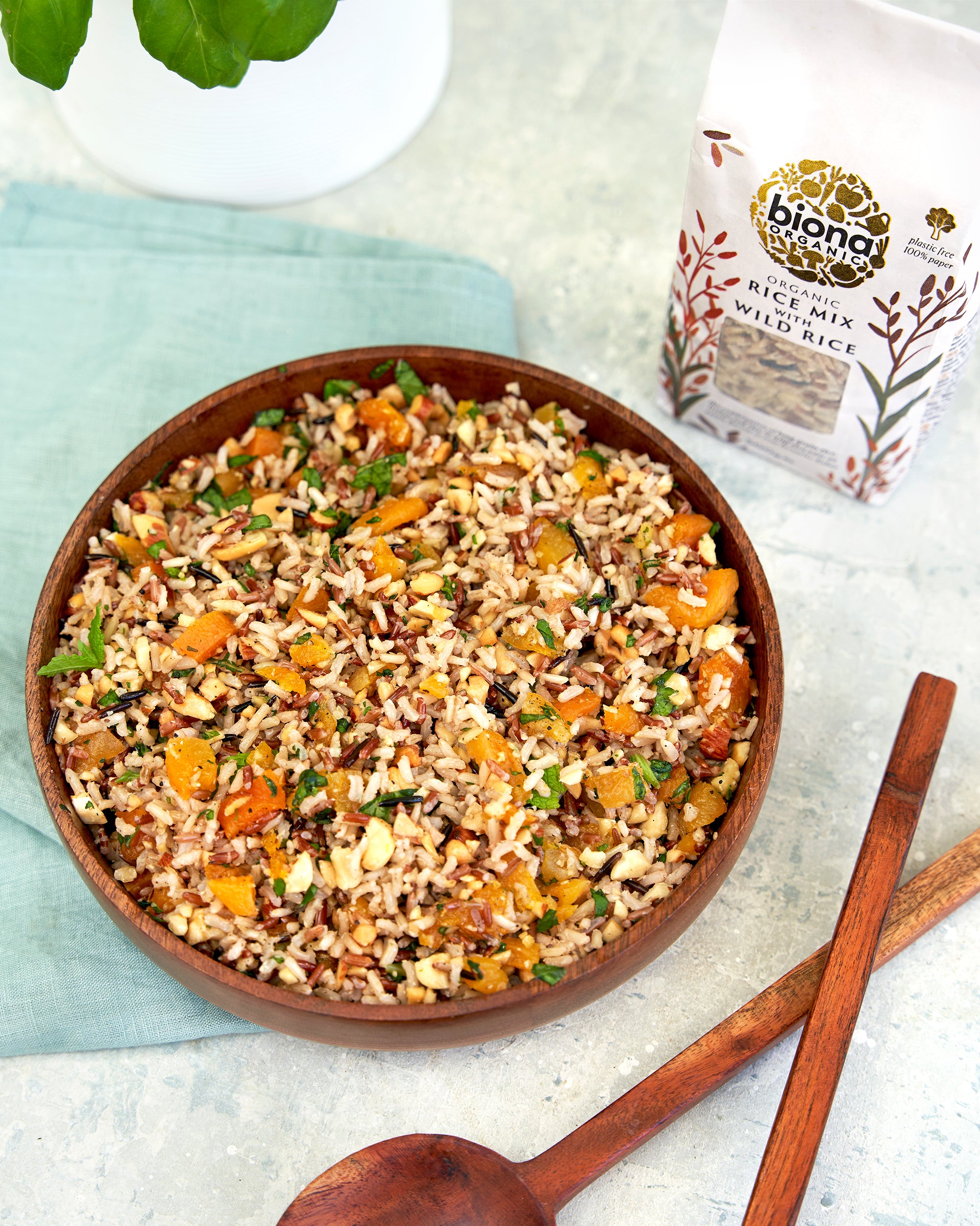 Jamie Olivers Apricot And Wild Rice Salad Biona