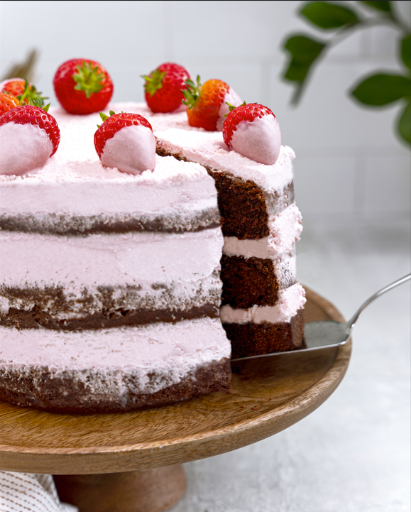 Ruby Chocolate Cake Recipe - Sugar & Sparrow