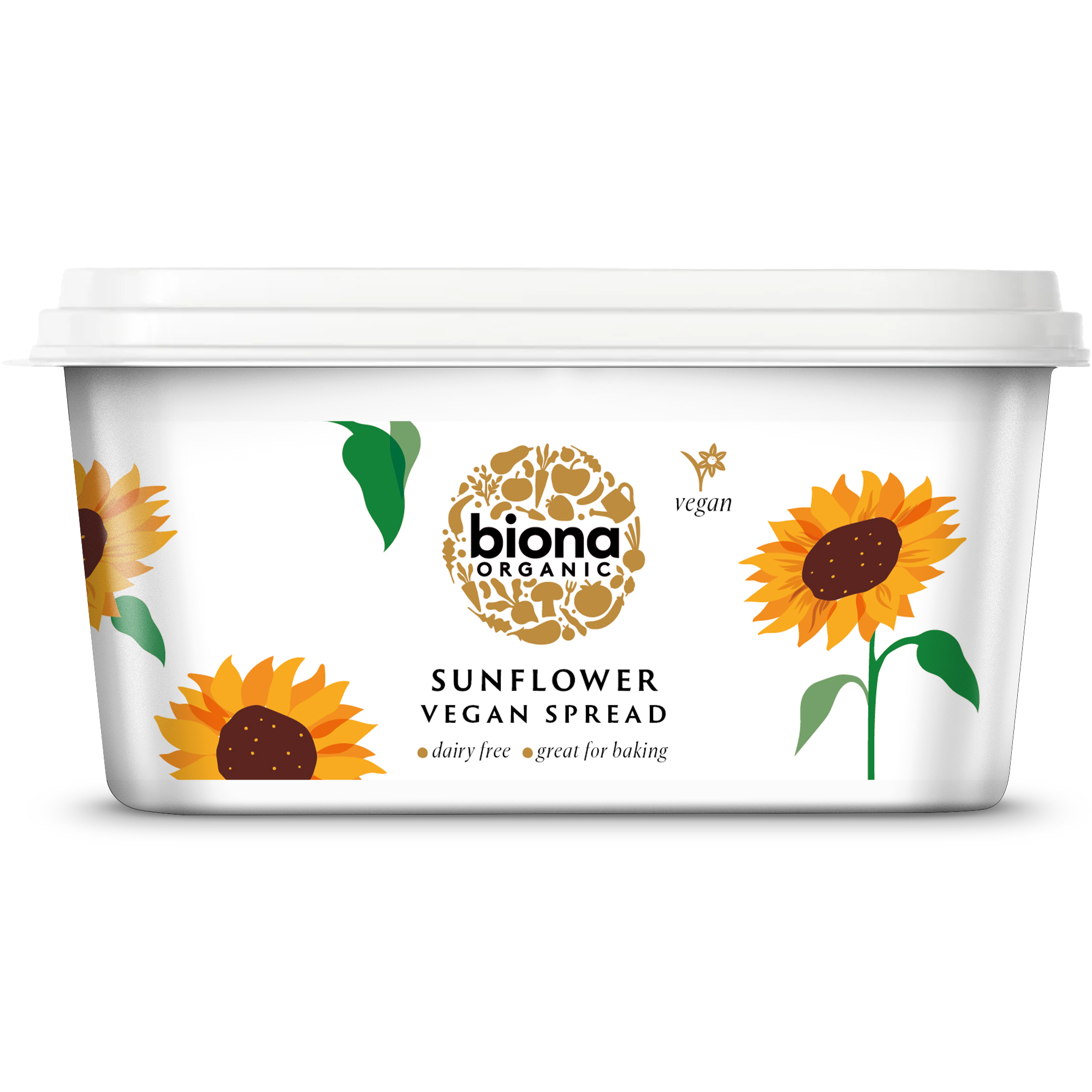 biona organic sunflower vegan spread 500g