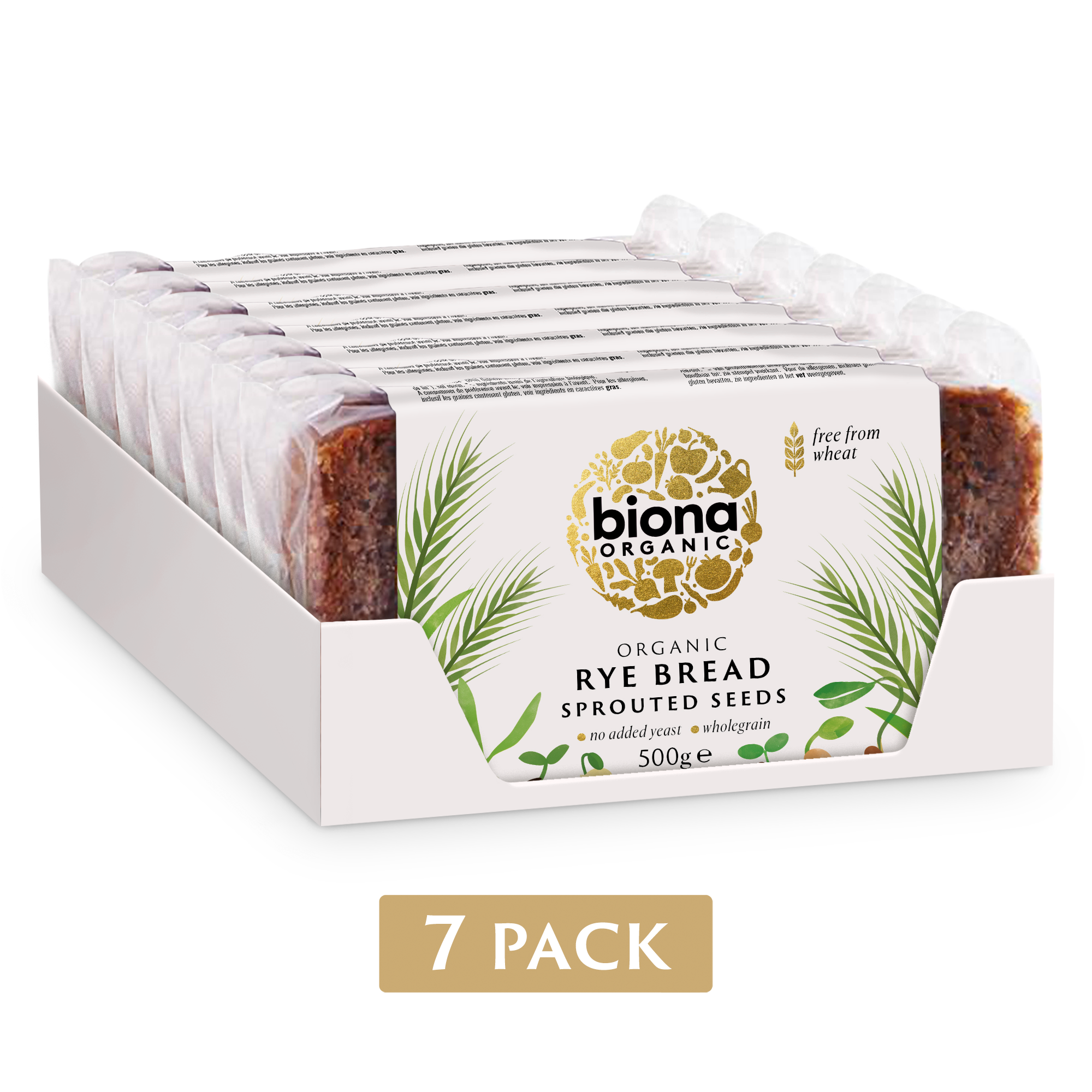 RYE BREAD - SPROUTED SEEDS - 7 PACK