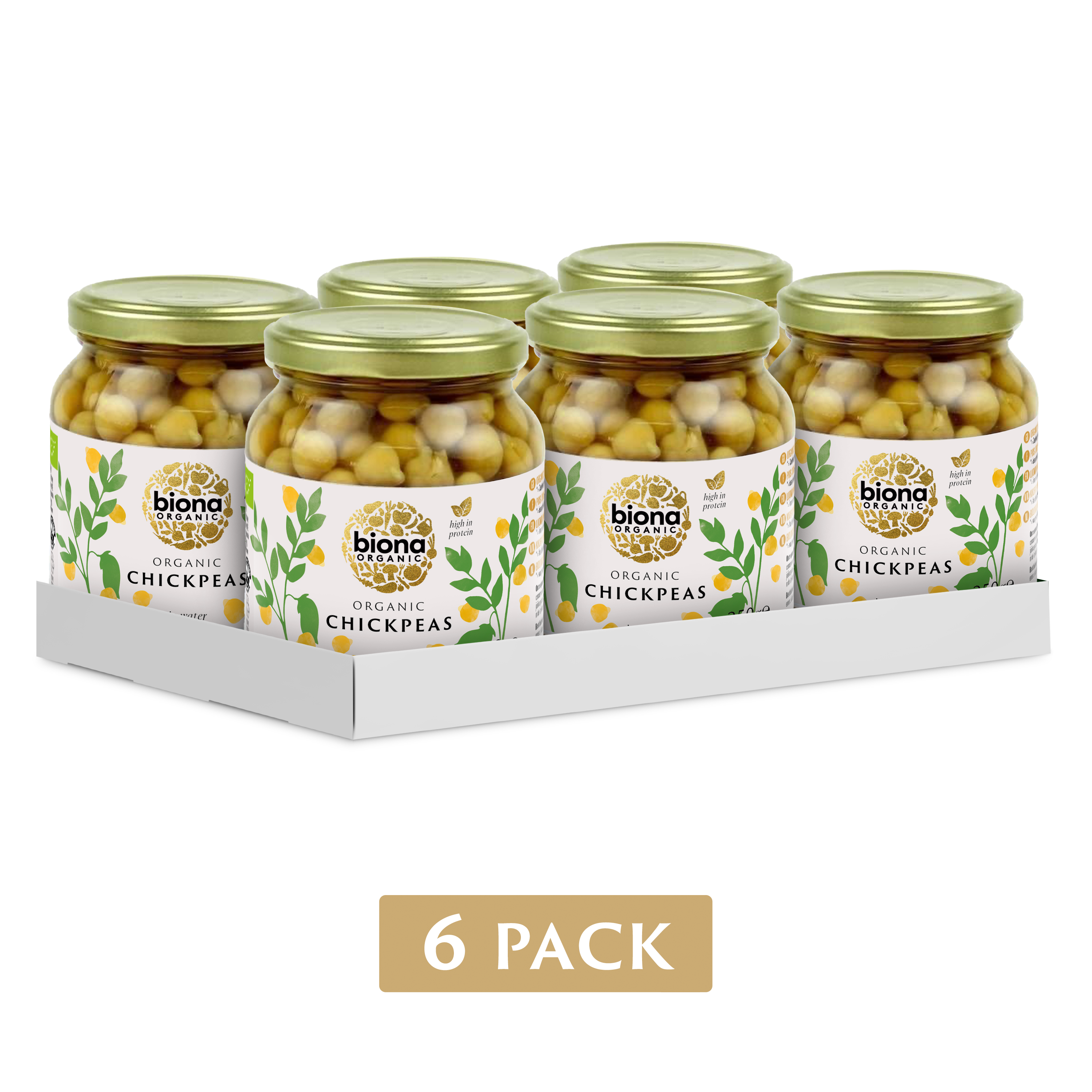 CHICKPEAS 6x350g