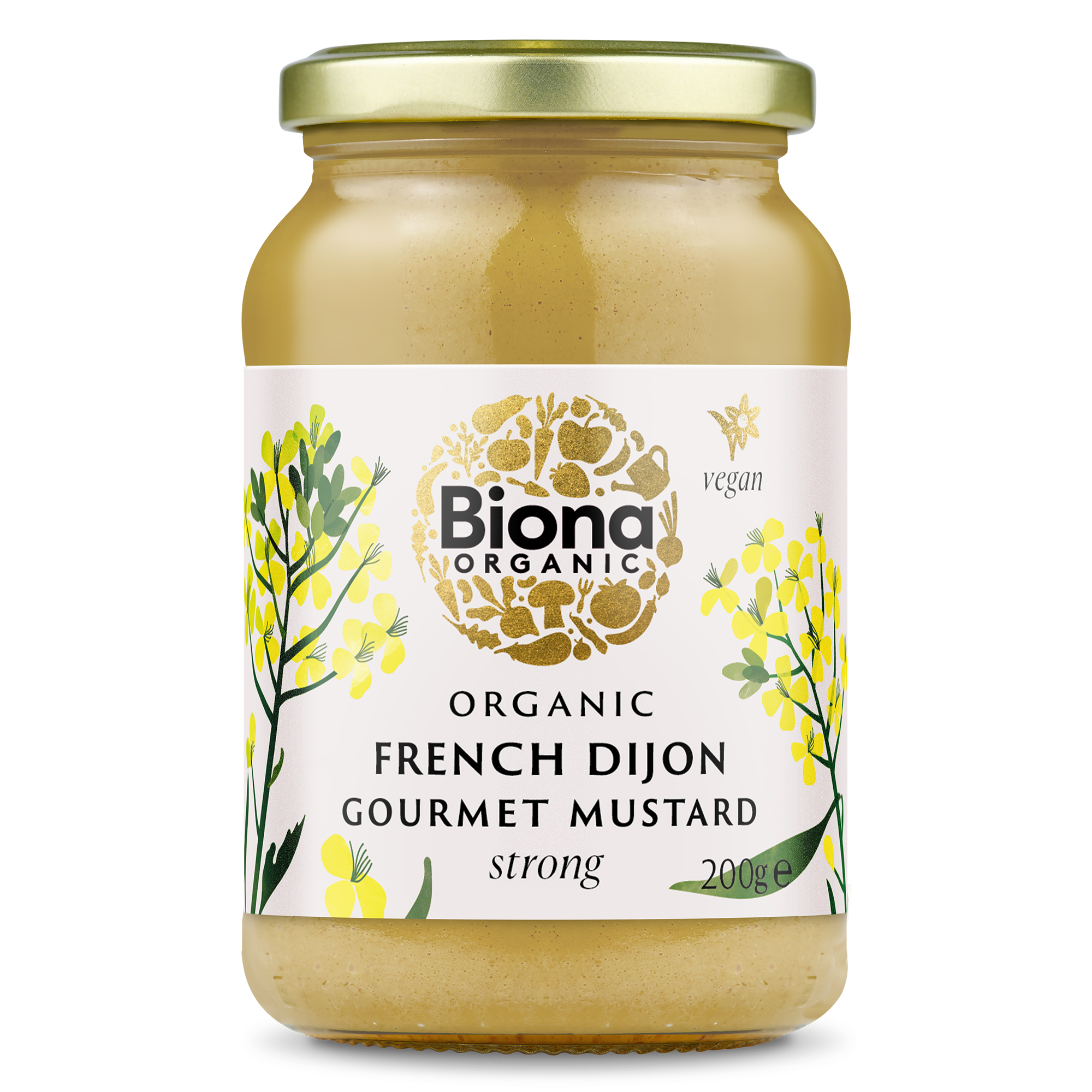FRENCH DIJON MUSTARD STRONG 200g