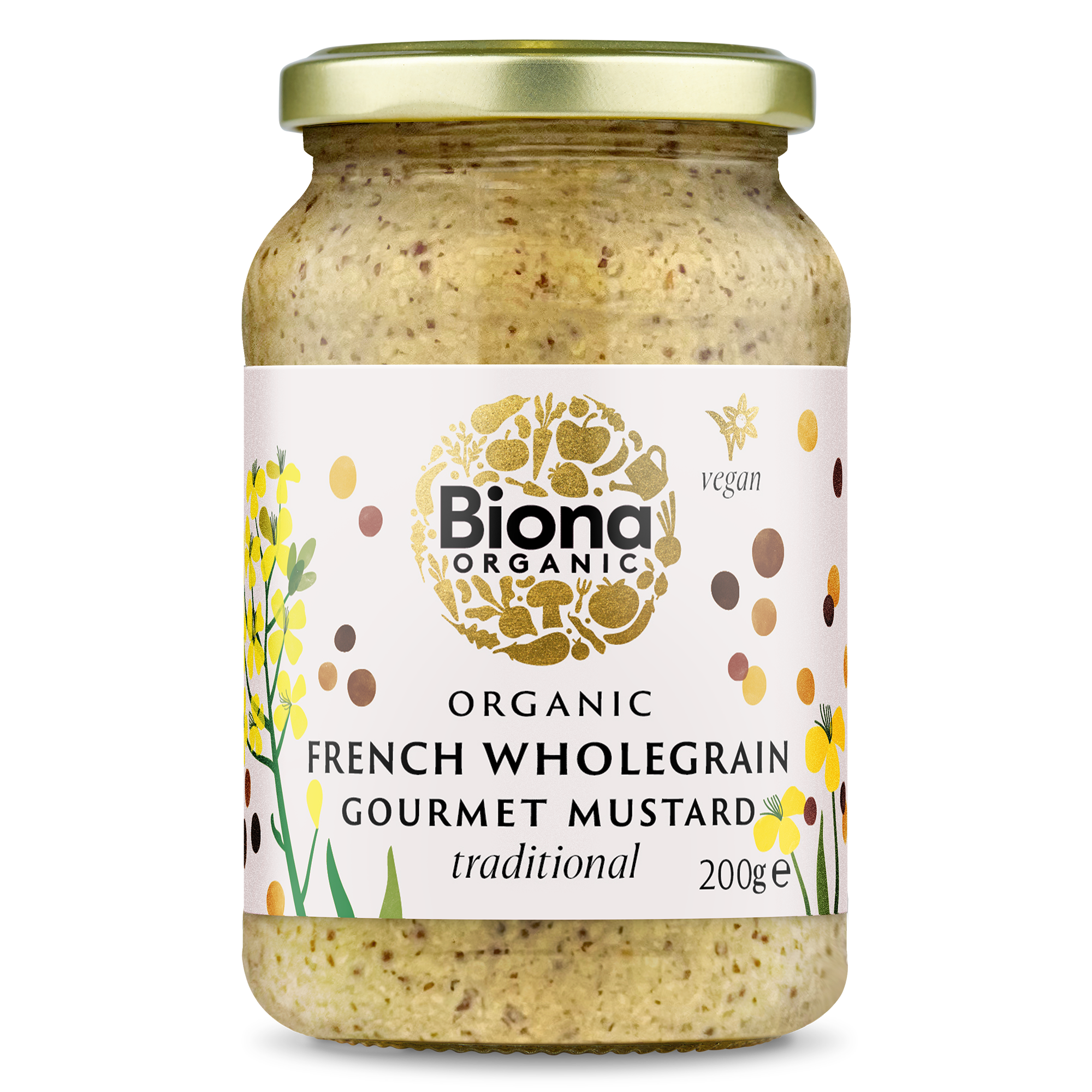 FRENCH WHOLEGRAIN MUSTARD TRADITIONAL 220g