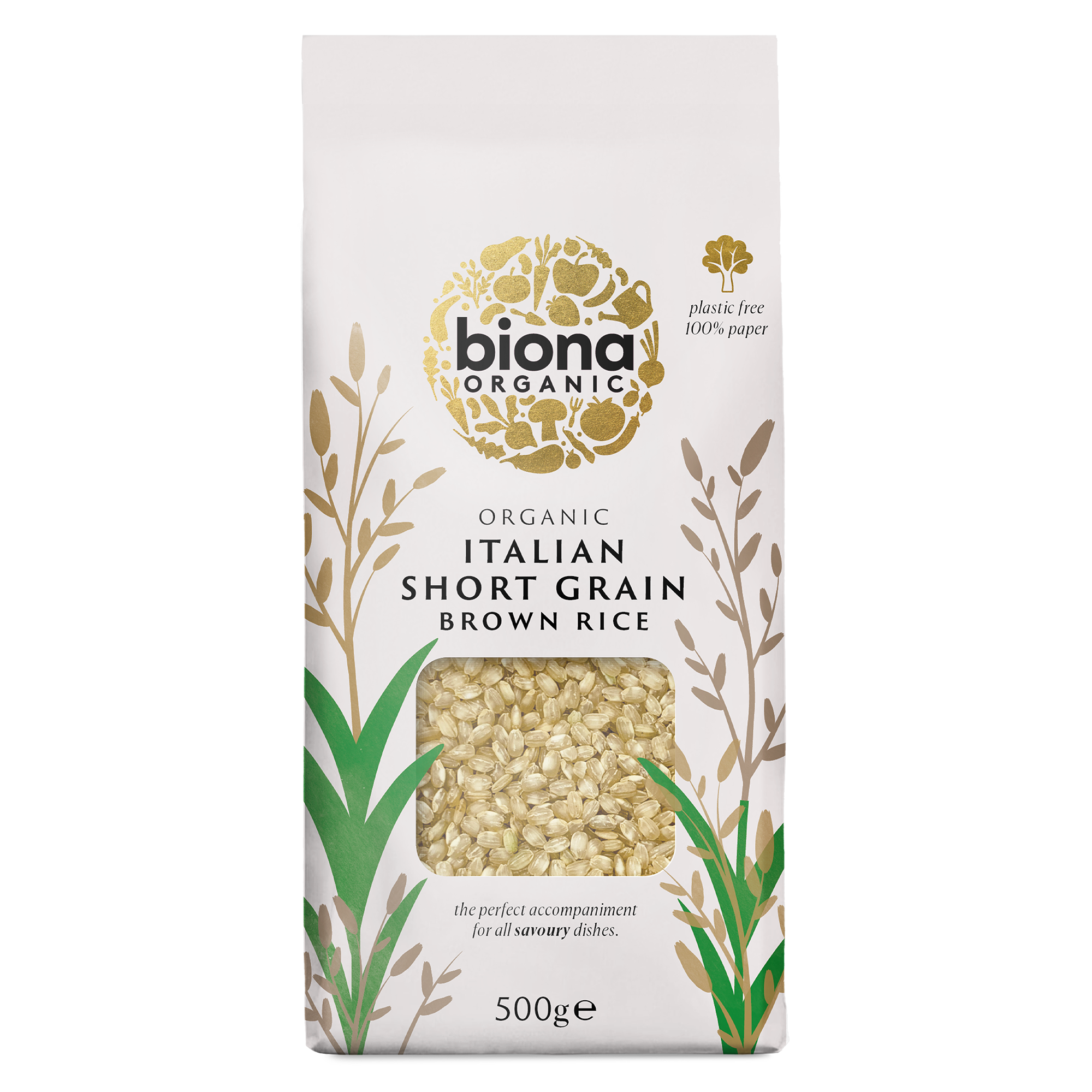 SHORT GRAIN ITALIAN BROWN RICE 500g