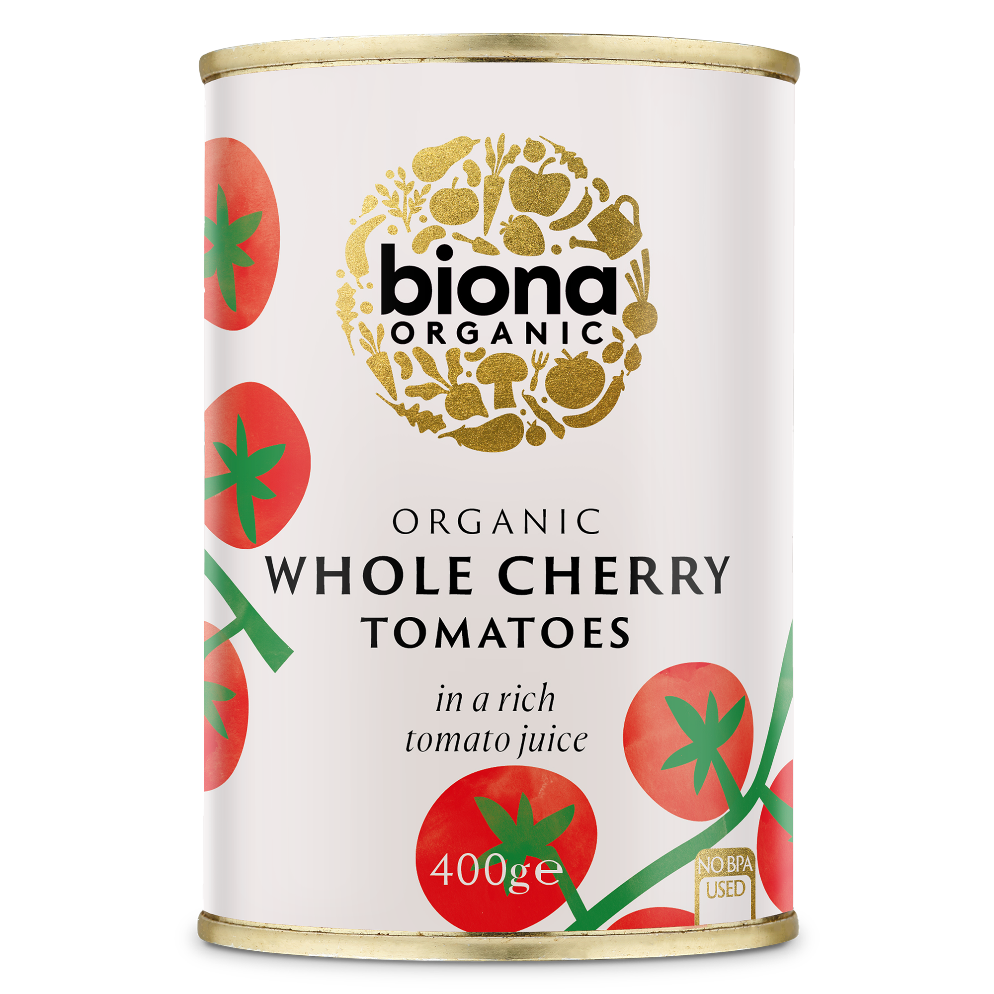 WHOLE CHERRY TOMATOES 400g