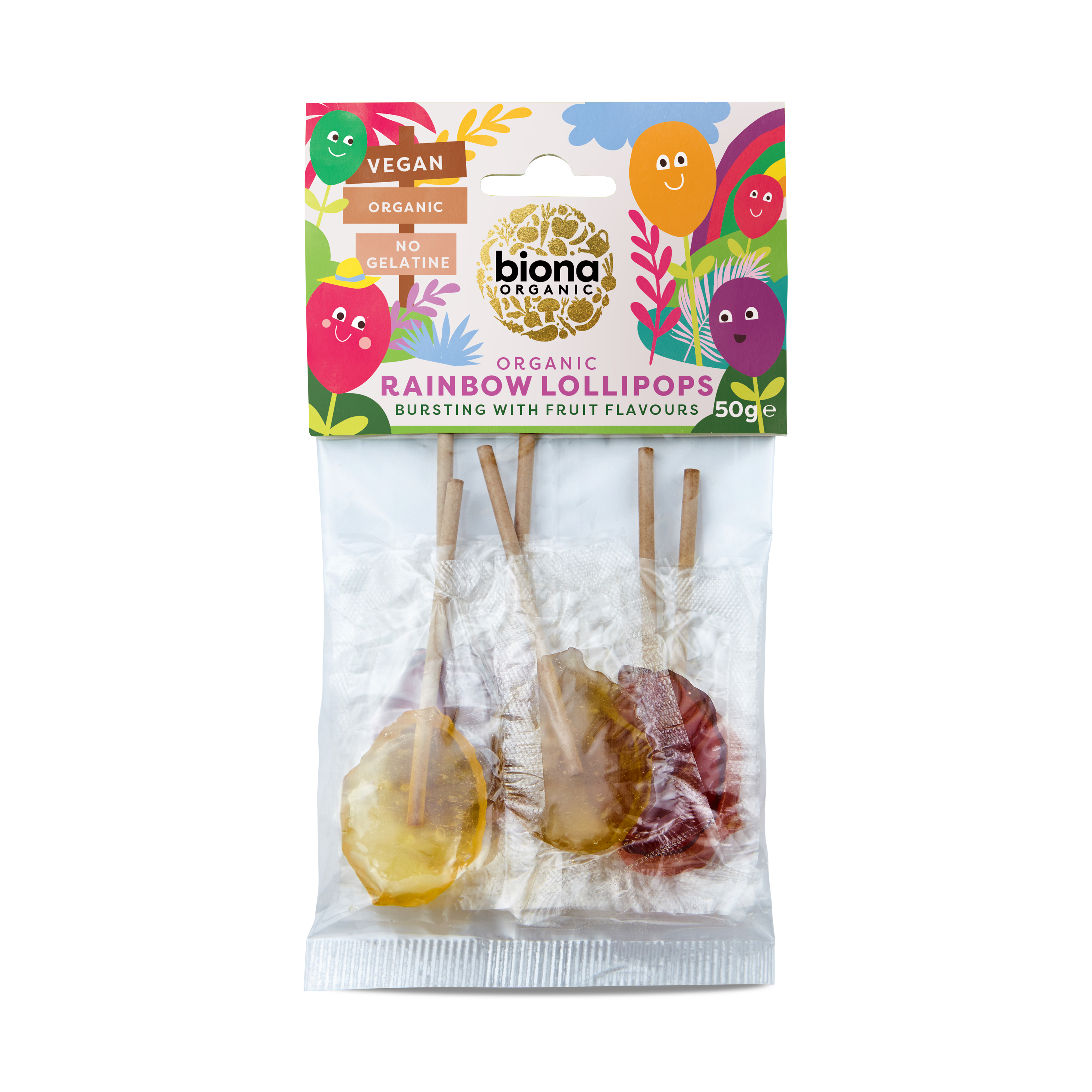 RAINBOW LOLLIPOPS Biona