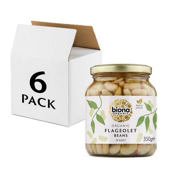 FLAGEOLET BEANS 350G - 6-PACK