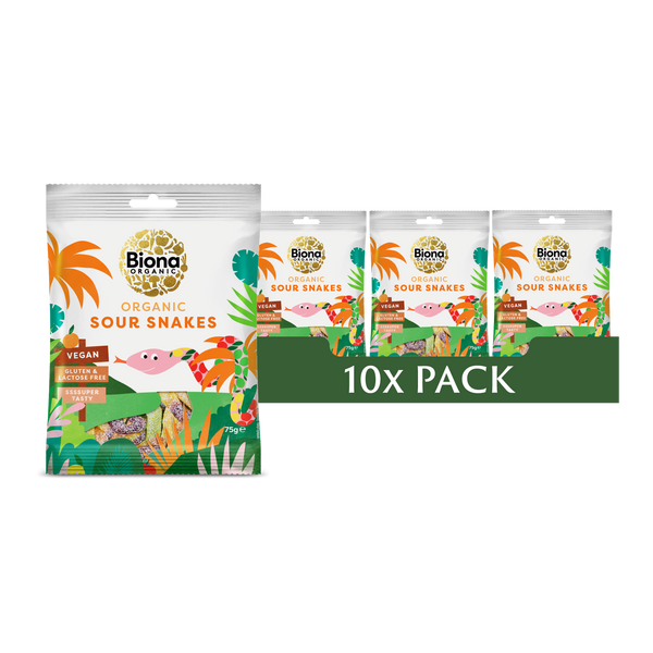SOUR SNAKES 10x75g