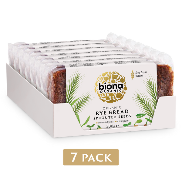 RYE BREAD - SPROUTED SEEDS - 7 PACK