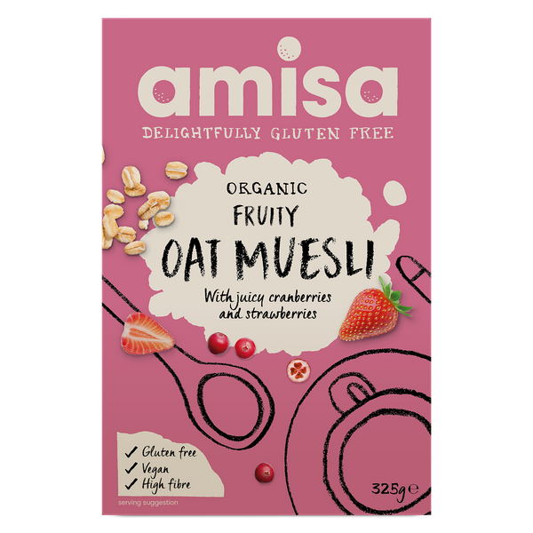 GLUTEN FREE FRUITY OAT MUESLI 325g