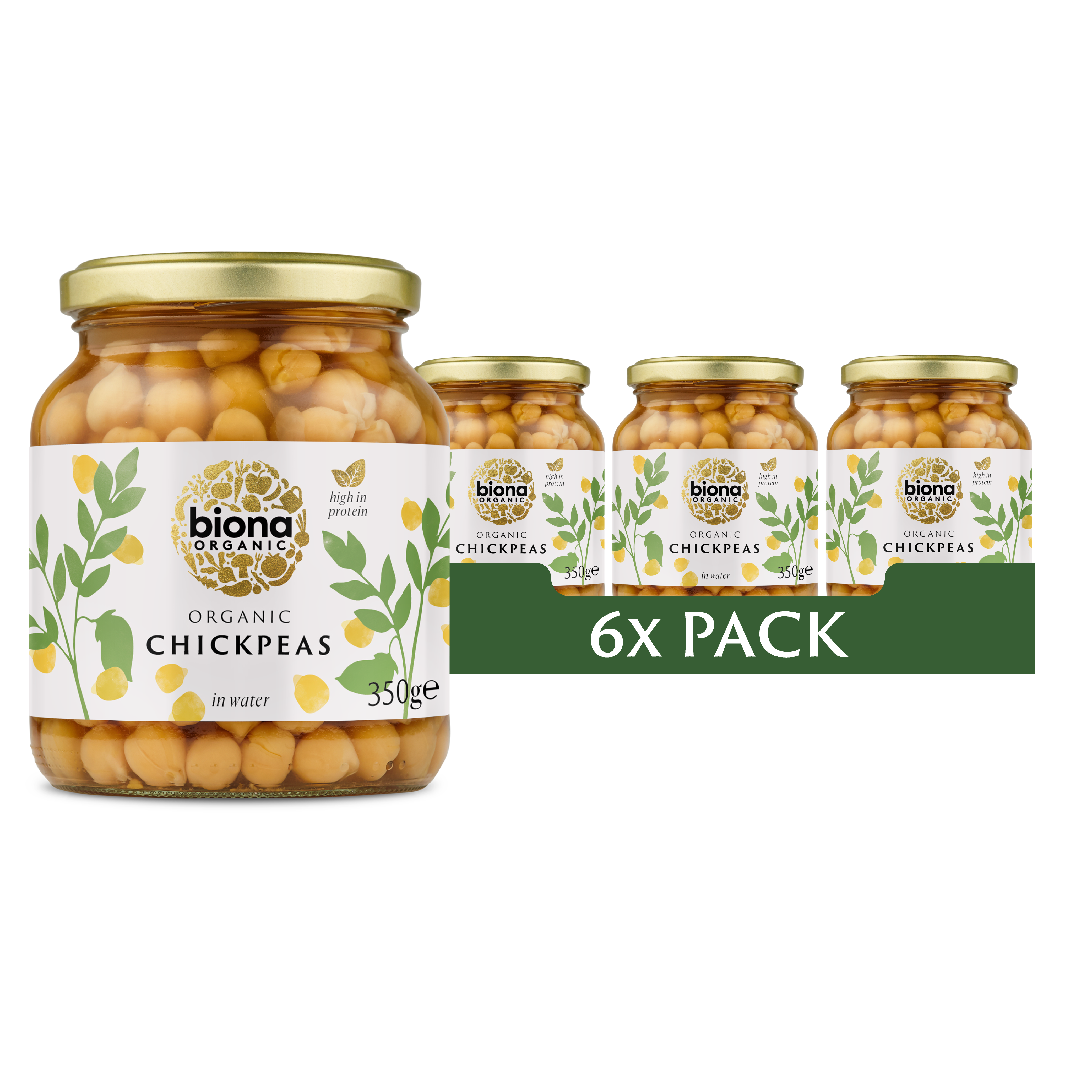 CHICKPEAS 6x350g