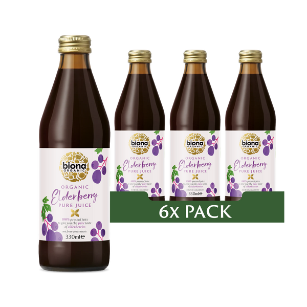 Elderberry Pure Juice 6x330ml