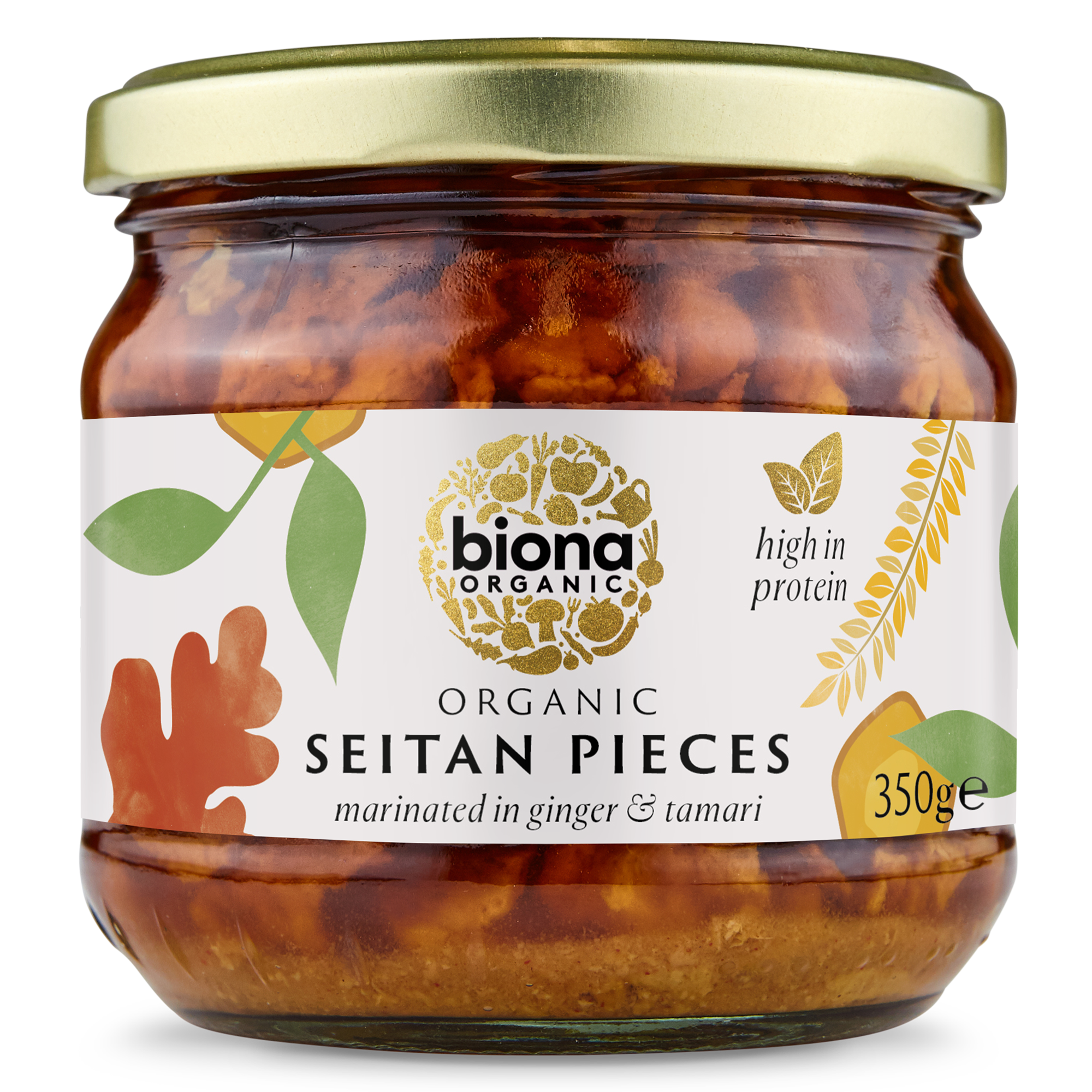 SEITAN PIECES IN GINGER AND SOYA SAUCE