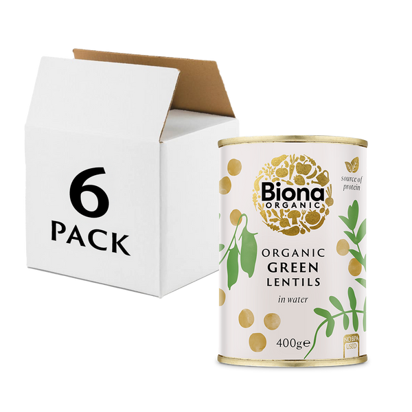 GREEN LENTILS 6x400g