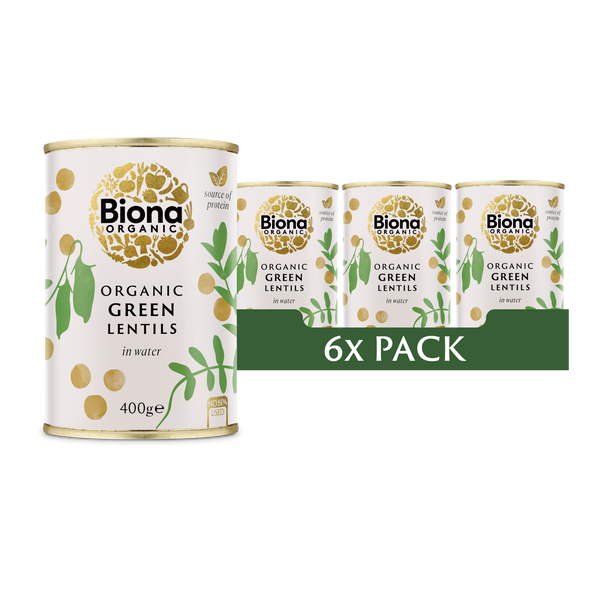GREEN LENTILS 6x400g