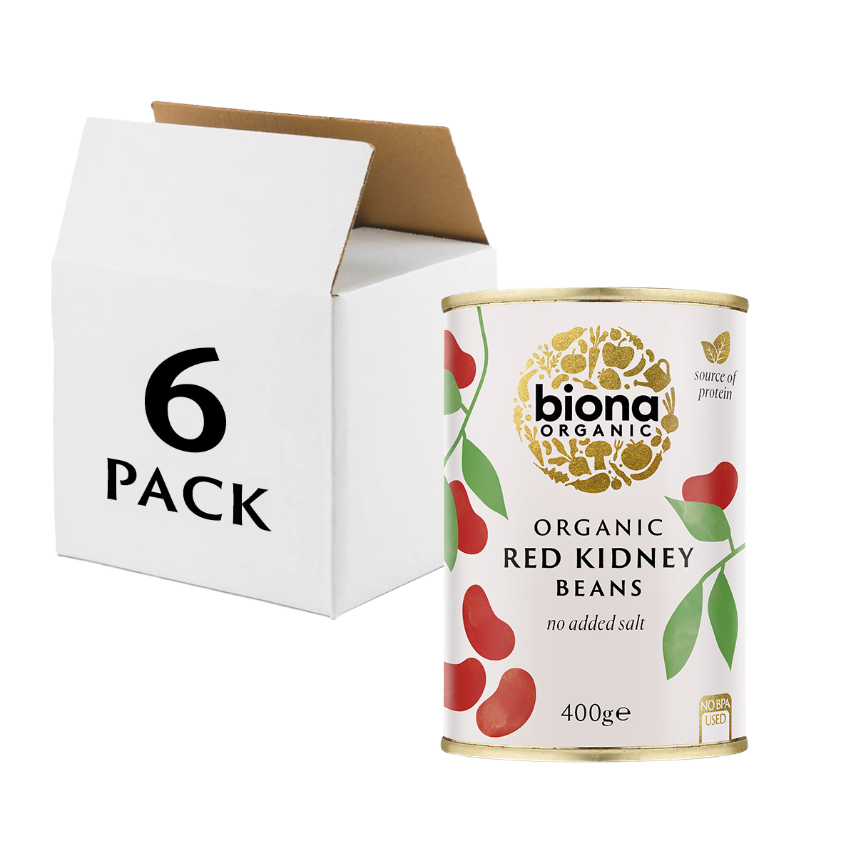 RED KIDNEY BEANS - 6 PACK