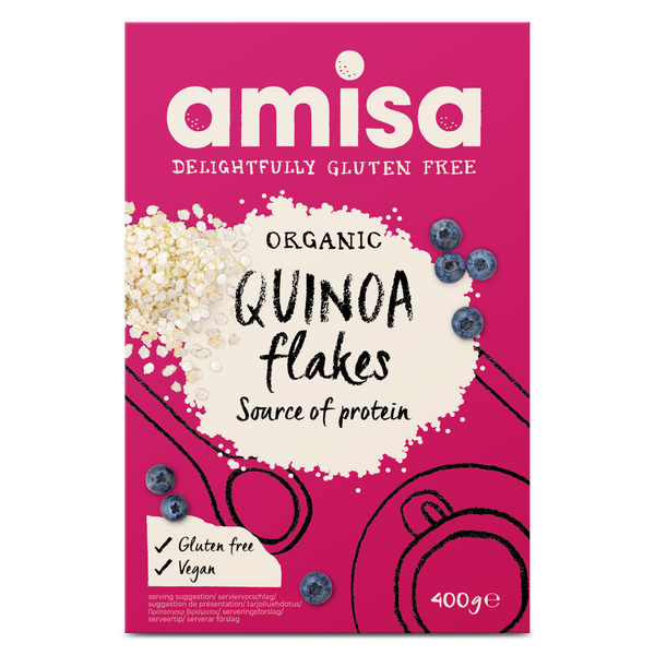 AMISA GLUTEN FREE QUINOA FLAKES 400g