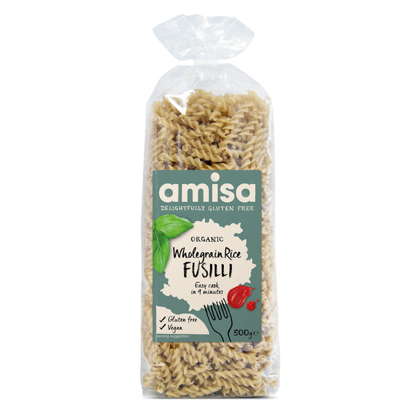 FUSILLI WHOLEGRAIN RICE GLUTEN FREE 500g