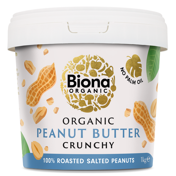 PEANUT BUTTER CRUNCHY  WITH SALT 1KG