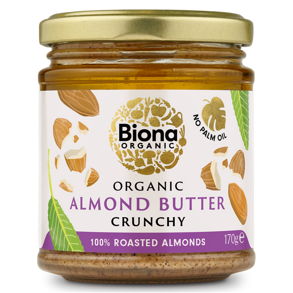 ALMOND BUTTER  CRUNCHY 170g