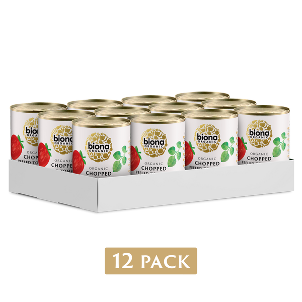 CHOPPED TOMATOES WITH GARLIC AND OREGANO 12x400g