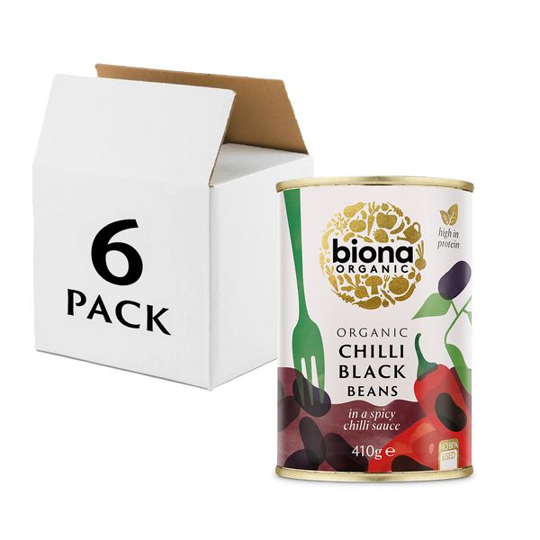 CHILLI BLACK BEANS 6x410g