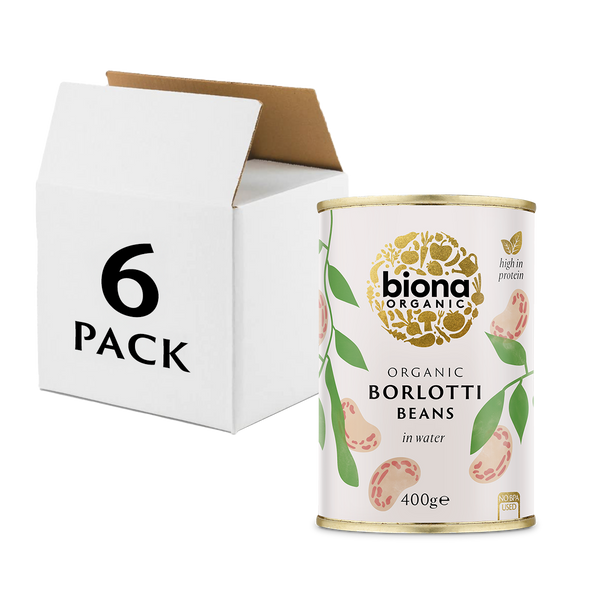 BORLOTTI BEANS 6x400g