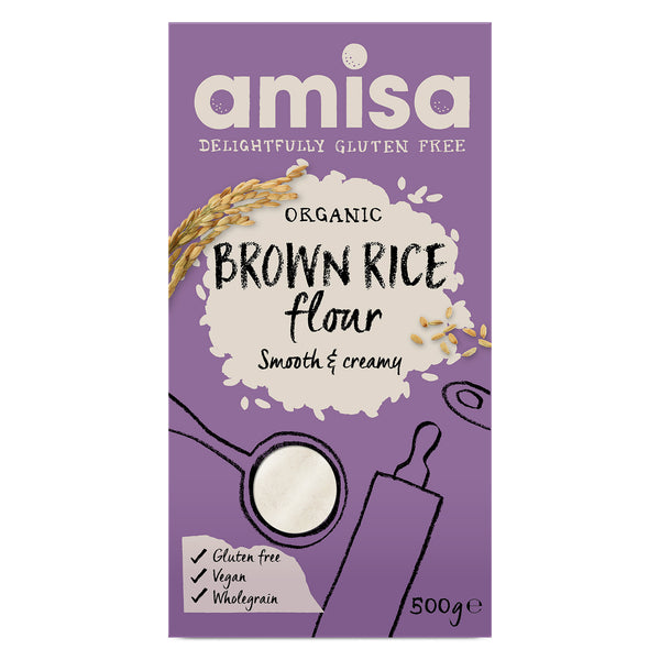 GLUTEN FREE BROWN RICE FLOUR (FINE MILLED) 500g