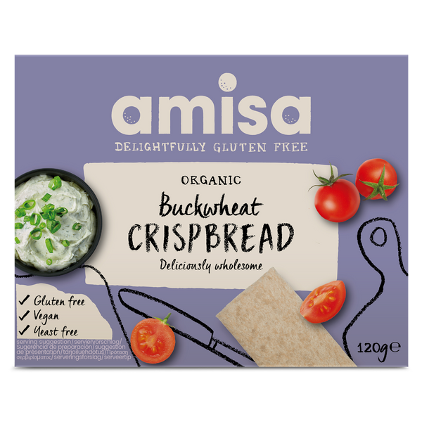 GLUTEN FREE BUCKWHEAT CRISPBREAD 120g