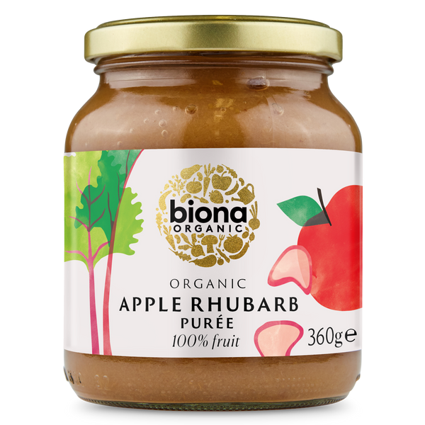 APPLE RHUBARB PUREE 360g