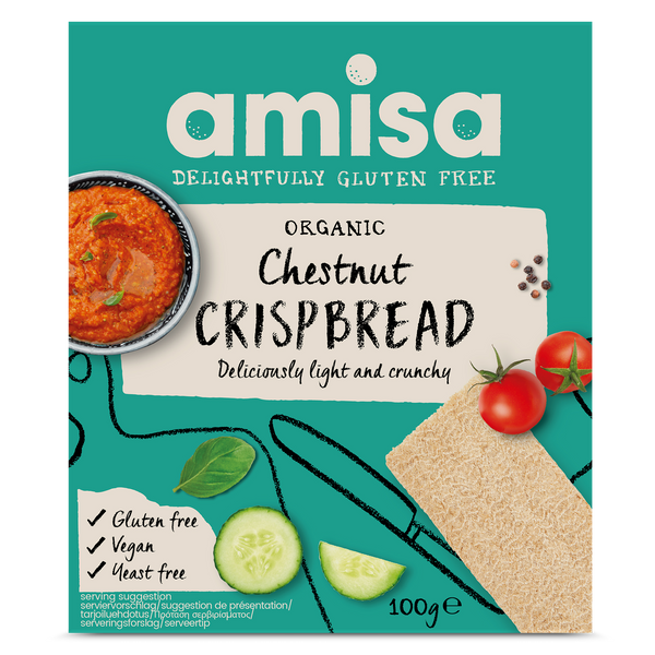 GLUTEN FREE CHESTNUT CRISPBREAD 100g