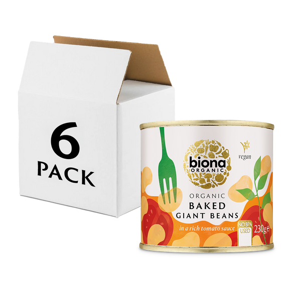 GIANT BEANS IN TOMATO SAUCE 6x230g