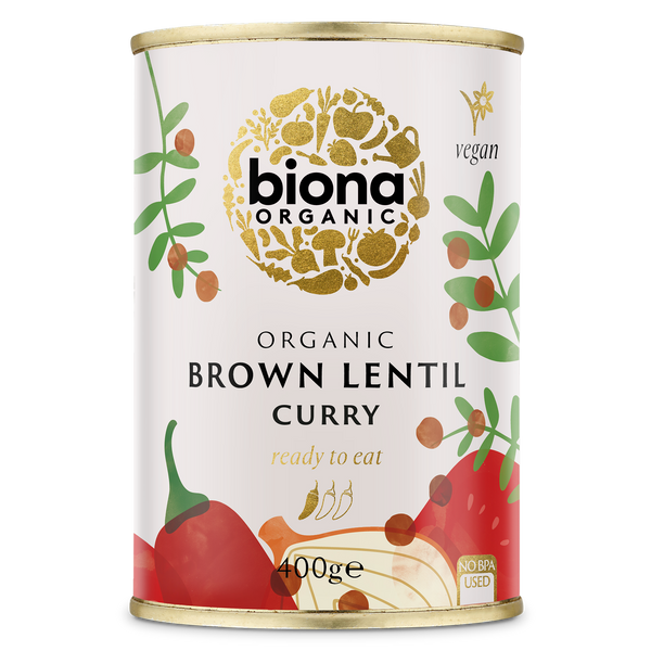 BROWN LENTIL CURRY 400g – Biona