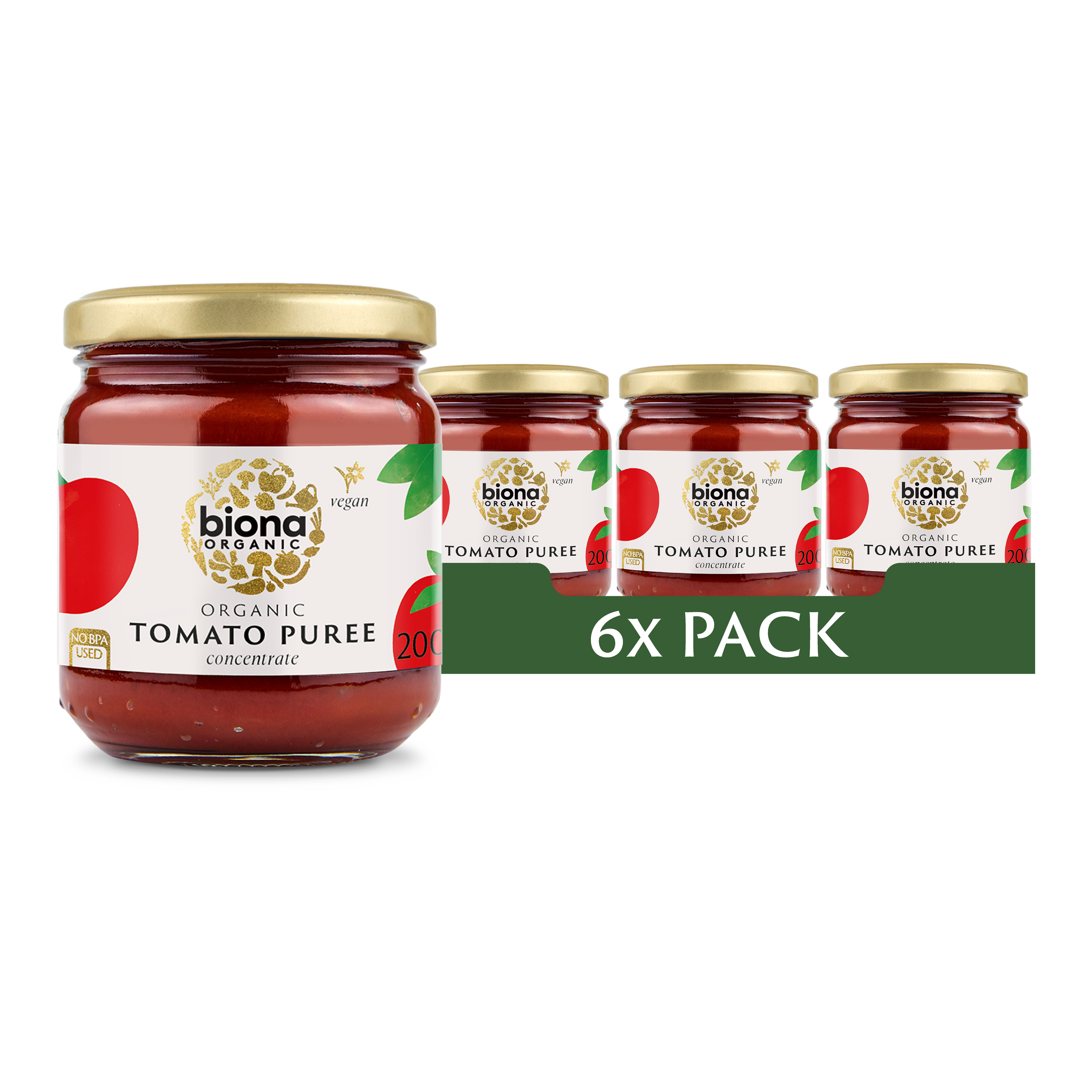 TOMATO PUREE 6x200g