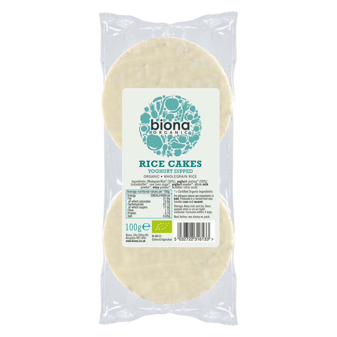 Coated Rice YOGHURT COATED RICE CAKES – Biona