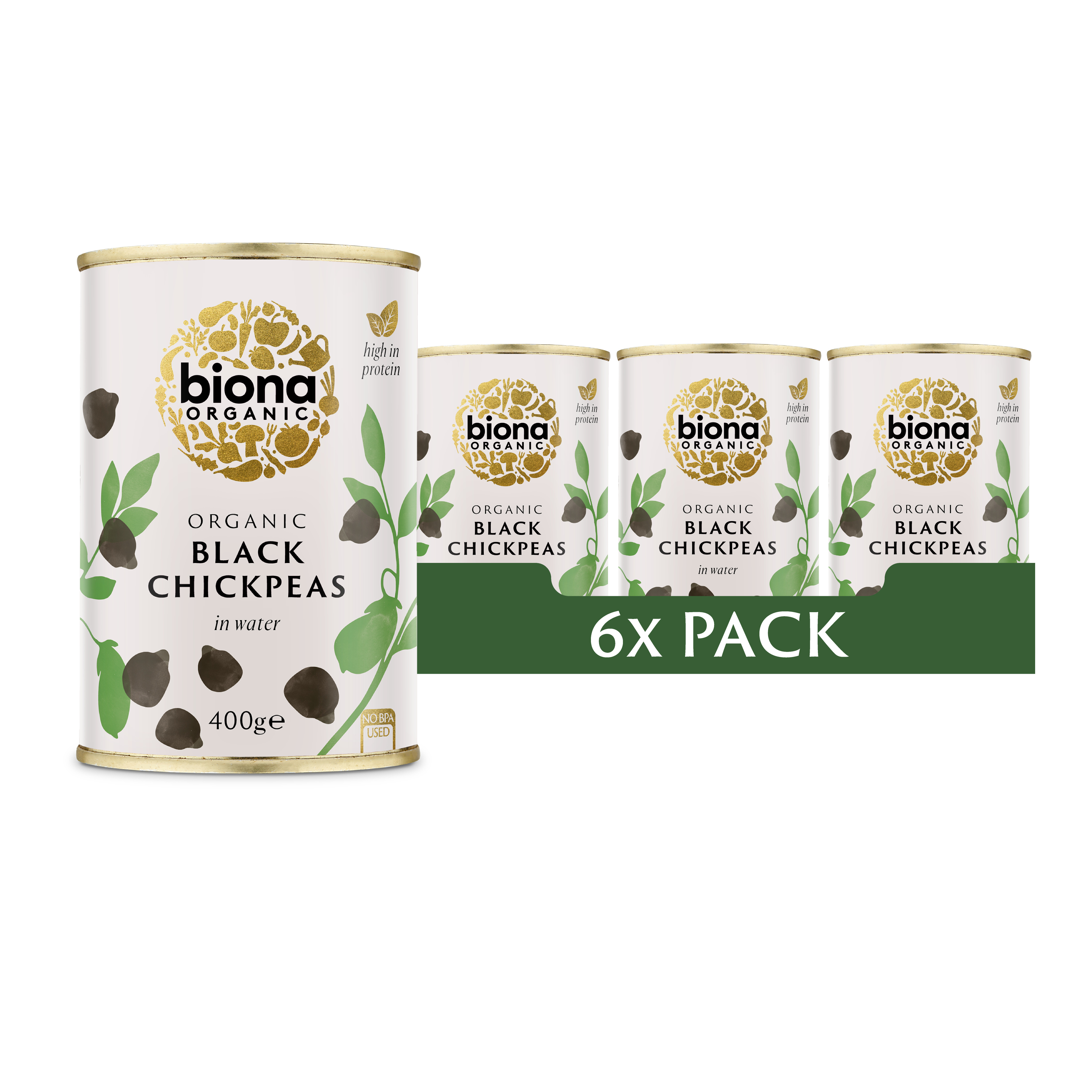 Black Chickpeas 6x400g