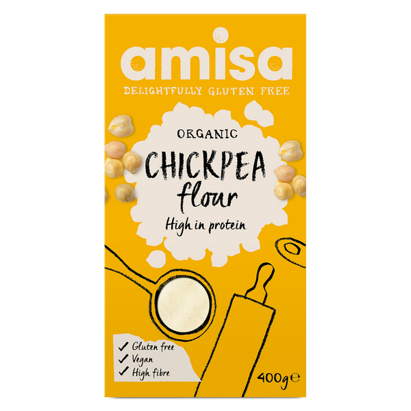 GLUTEN FREE CHICKPEA FLOUR (FINE MILLED) 400g
