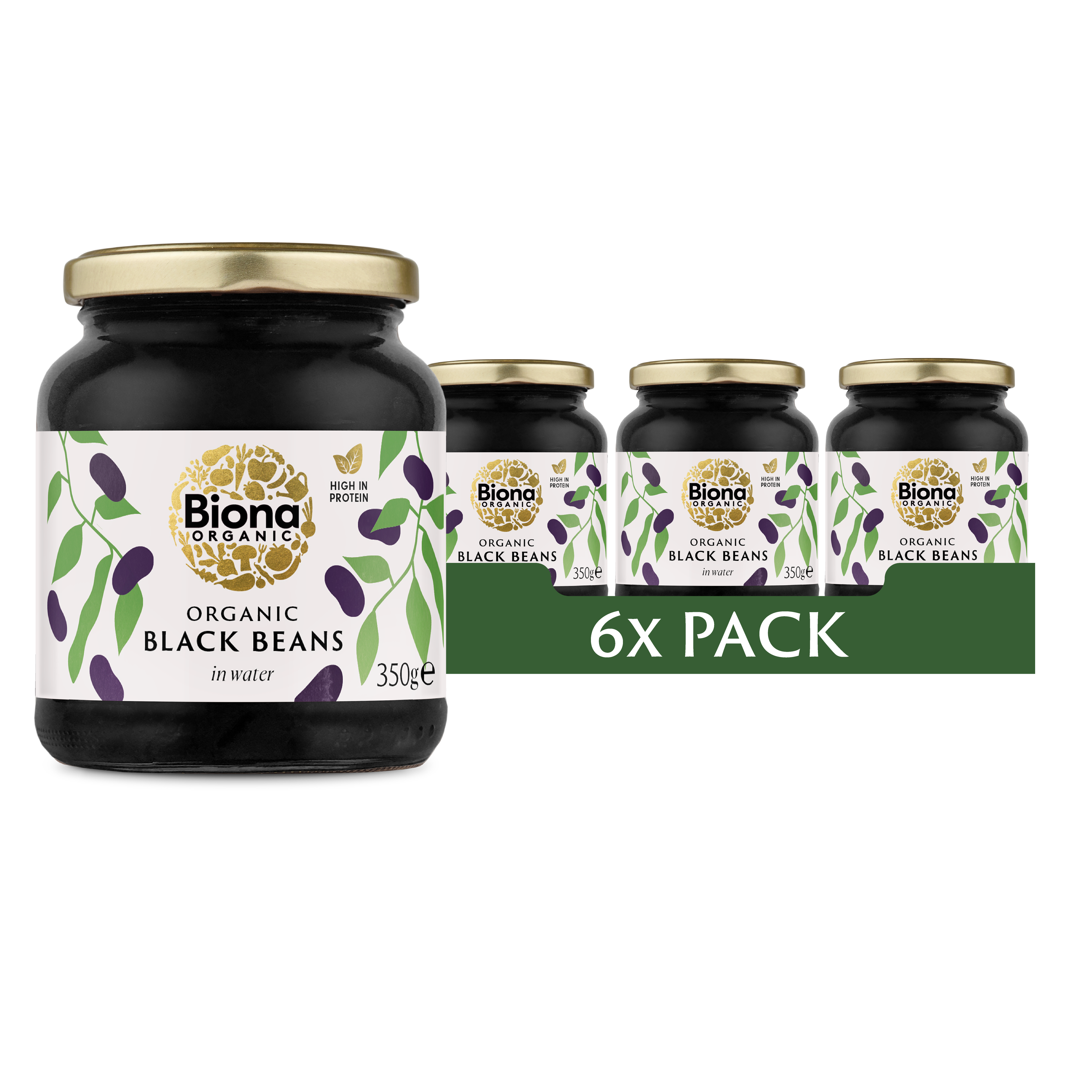 Black Beans 6x350g