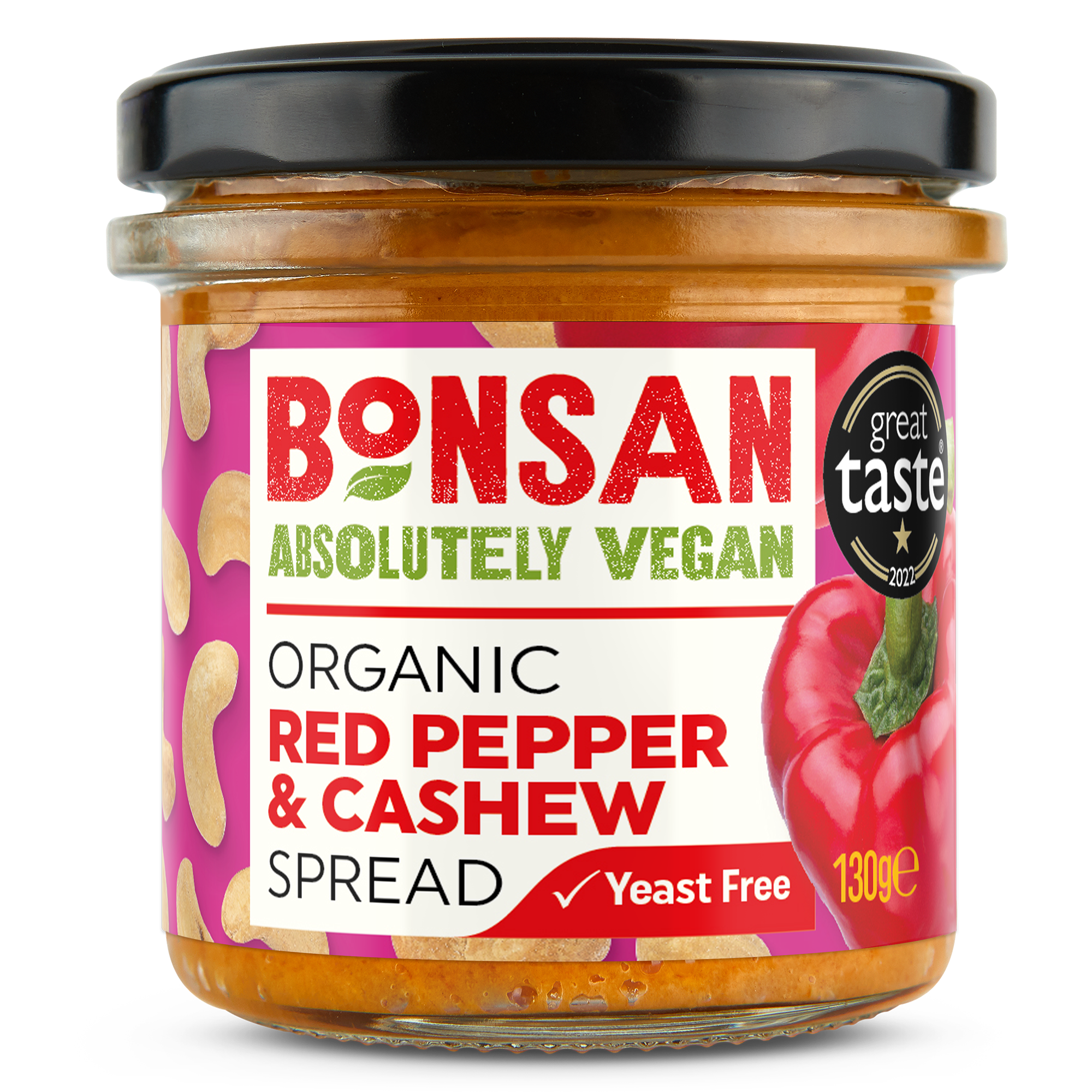 RED PEPPER AND CASHEW SPREAD 130g