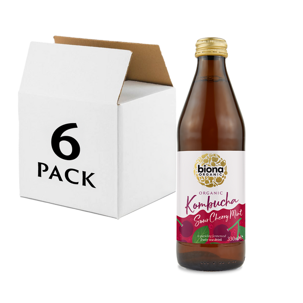 KOMBUCHA CHERRY MINT 6x330ml