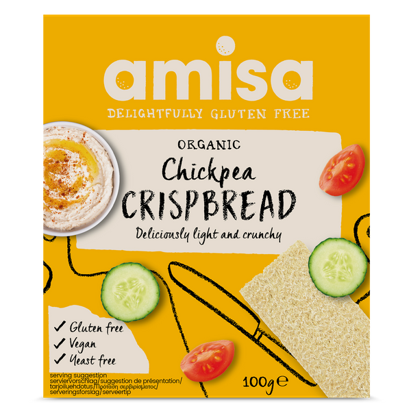 GLUTEN FREE CHICKPEA CRISPBREAD 100g