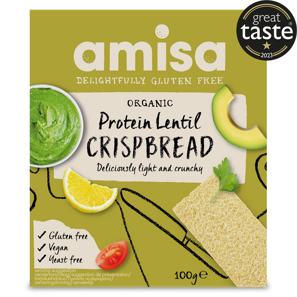 GLUTEN FREE PROTEIN LENTIL CRISPBREAD 100g