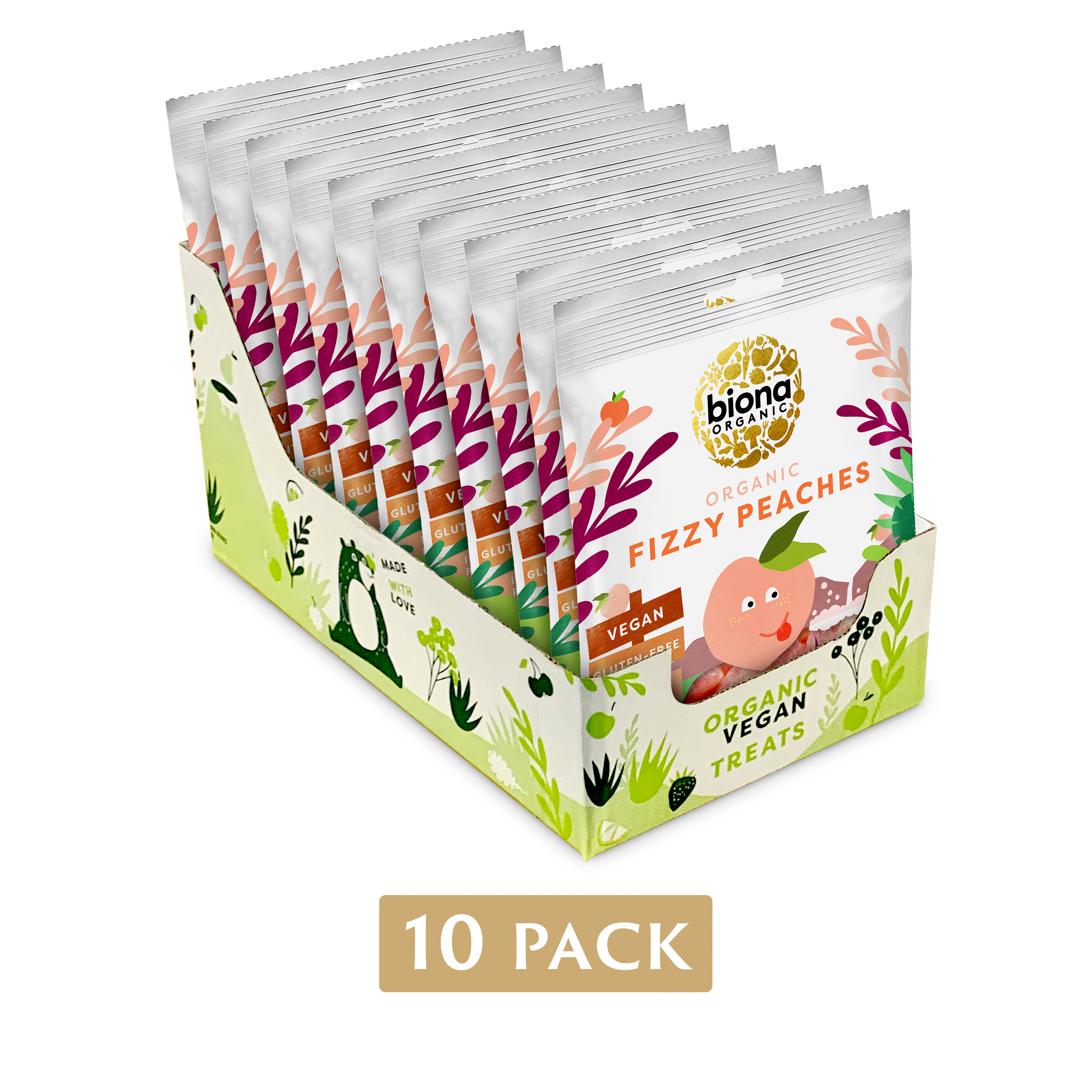 FIZZY PEACHES - 10 PACK