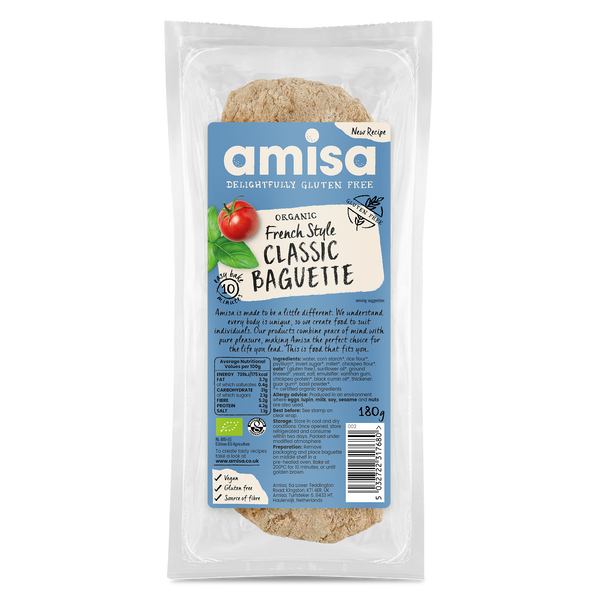 GLUTEN FREE FRENCH STYLE CLASSIC BAGUETTE 180g