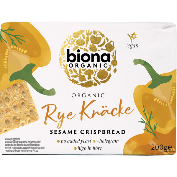 RYE KNÄCKE - SESAME CRISPBREAD 200g
