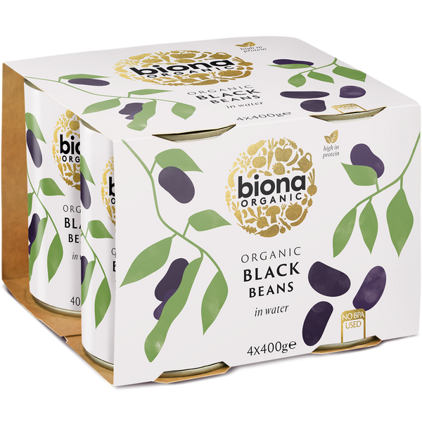 BLACK BEANS 4x400g