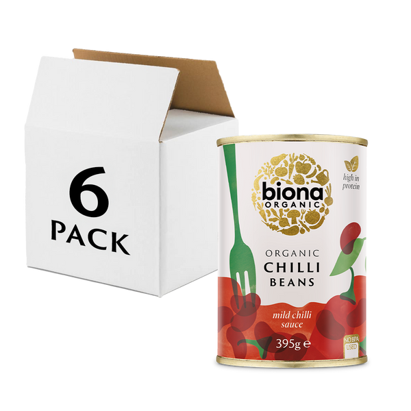 CHILLI BEANS 6x395g