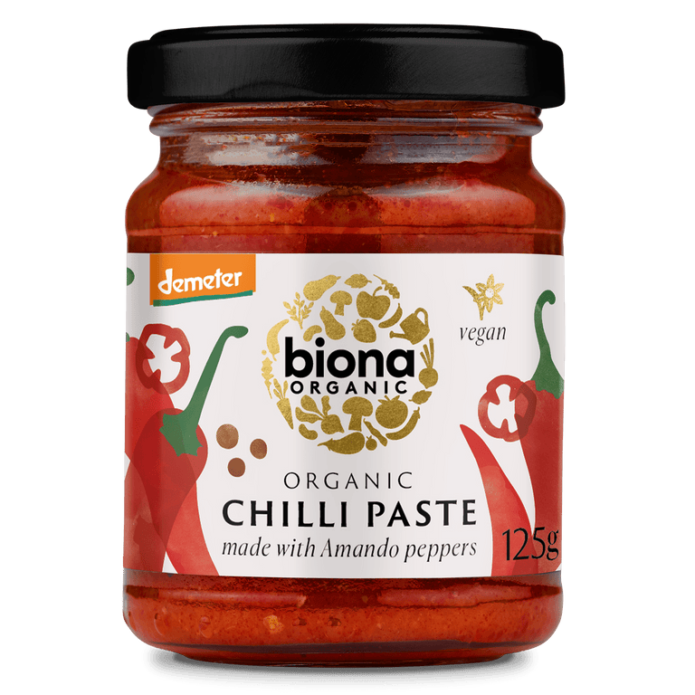 Biona Pattern CHILLI PASTE 125g – Biona