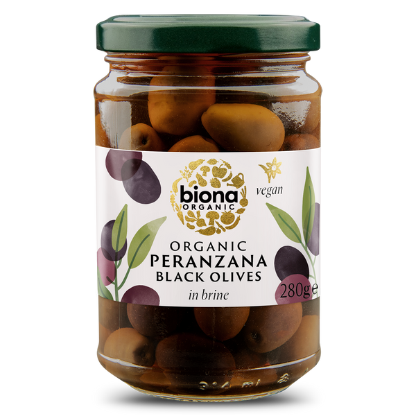 PERANZANA BLACK OLIVES IN BRINE 280g