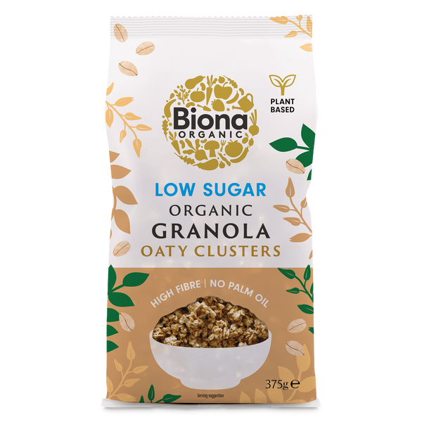 GRANOLA OATY CLUSTERS  LOW SUGAR 375g